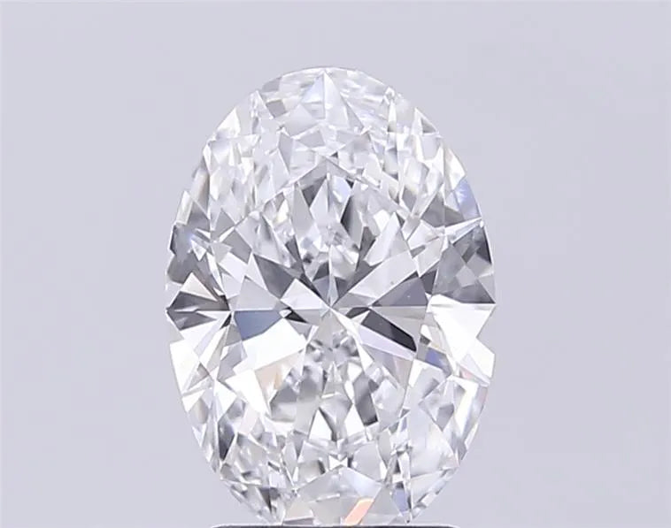 2.05ct Oval Lab Grown Diamond (Colour D, Clarity VVS1, IGI Certified)
