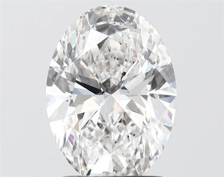2.05ct Oval Lab Grown Diamond (Colour E, Clarity SI1, IGI Certified)
