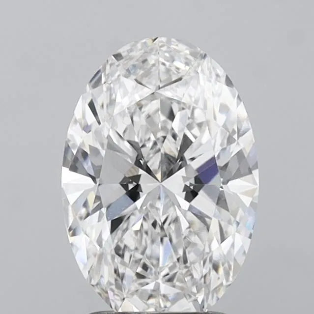 2.05ct Oval Lab Grown Diamond (Colour E, Clarity VVS1, IGI Certified)