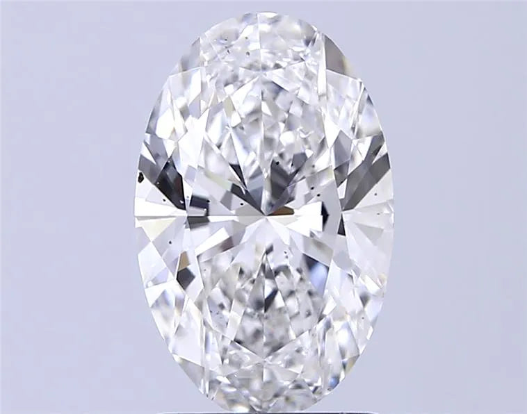 2.05ct Oval Lab Grown Diamond (Colour F, Clarity SI1, IGI Certified)