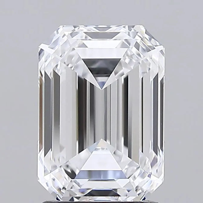 2.07ct Emerald Lab Grown Diamond (Colour D, Clarity IF, IGI Certified)