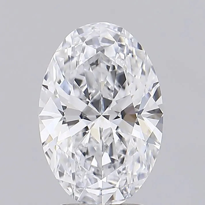 2.07ct Oval Lab Grown Diamond (Colour E, Clarity IF, Cut EX, IGI Certified)