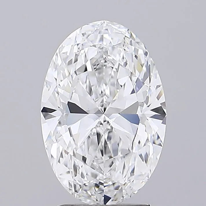 2.07ct Oval Lab Grown Diamond (Colour F, Clarity VVS1, IGI Certified)