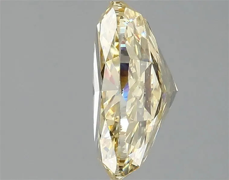 2.07ct Oval Lab Grown Diamond (Colour Fancy Vivid Yellow, Clarity VS2, IGI Certified)