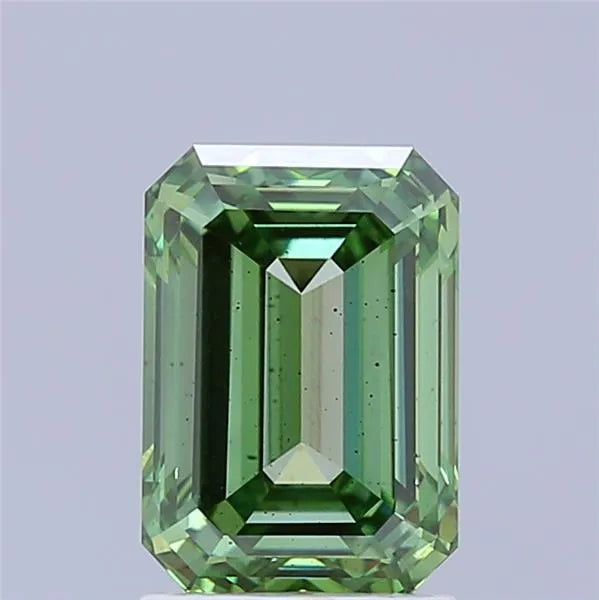 2.08ct Emerald Lab Grown Diamond (Colour Fancy Vivid Green, Clarity SI1, IGI Certified)