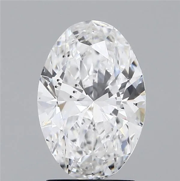 2.08ct Oval Lab Grown Diamond (Colour E, Clarity SI1, IGI Certified)