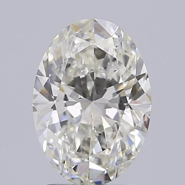 2.08ct Oval Lab Grown Diamond (Colour F, Clarity SI1, IGI Certified)