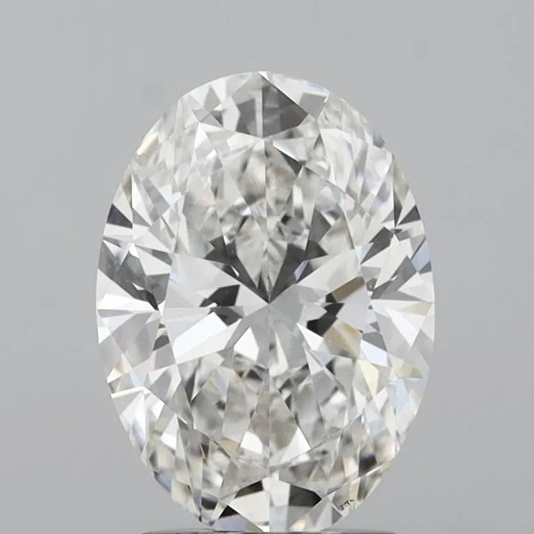 2.08ct Oval Lab Grown Diamond (Colour G, Clarity VVS2, IGI Certified)