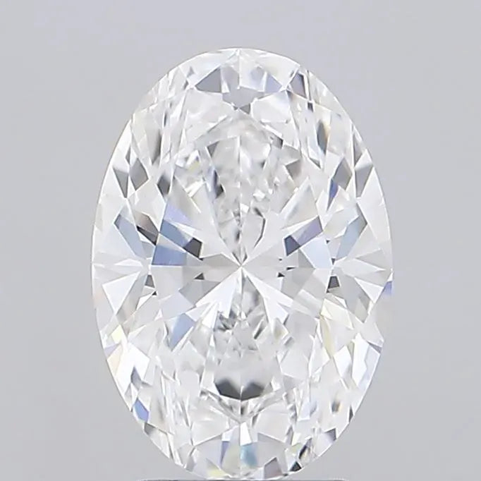 2.09ct Oval Lab Grown Diamond (Colour D, Clarity IF, IGI Certified)