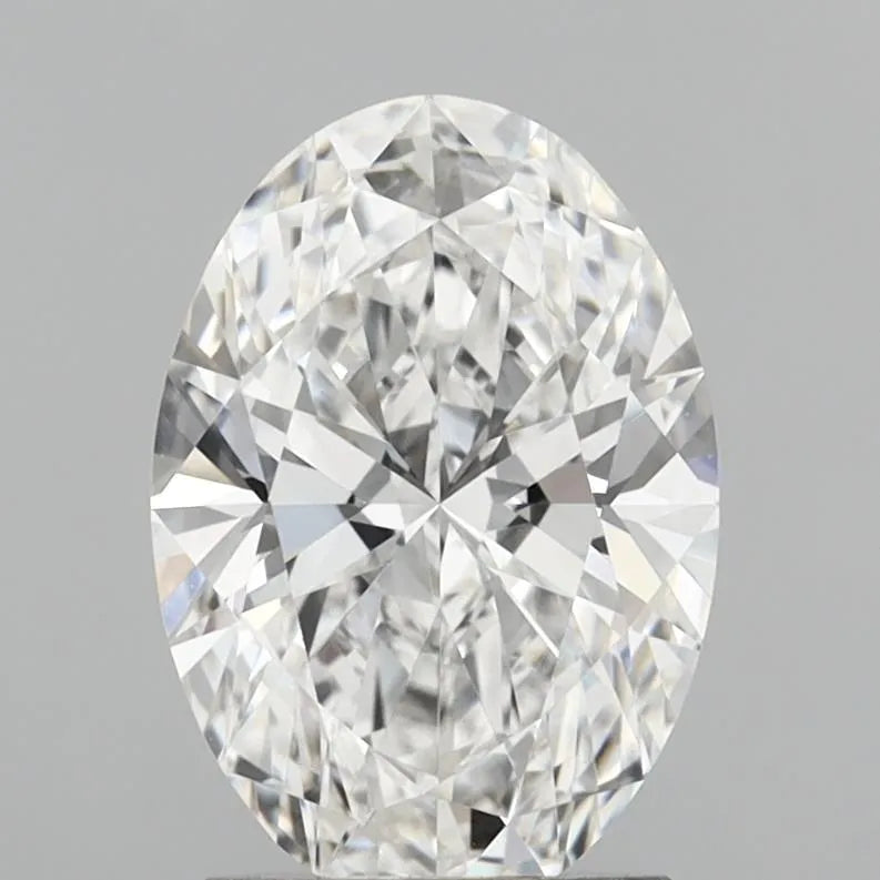 2.09ct Oval Lab Grown Diamond (Colour E, Clarity VVS2, IGI Certified)