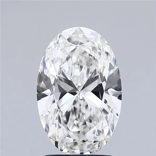 2.09ct Oval Lab Grown Diamond (Colour F, Clarity VS1, IGI Certified)