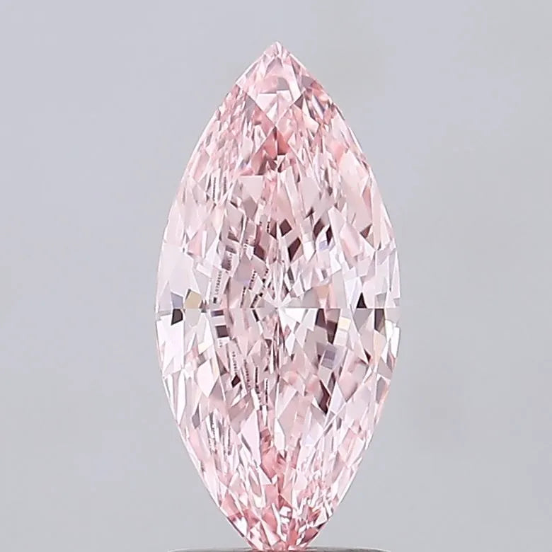 2.10ct Marquise Lab Grown Diamond (Colour Fancy Vivid Pink, Clarity VVS2, IGI Certified)