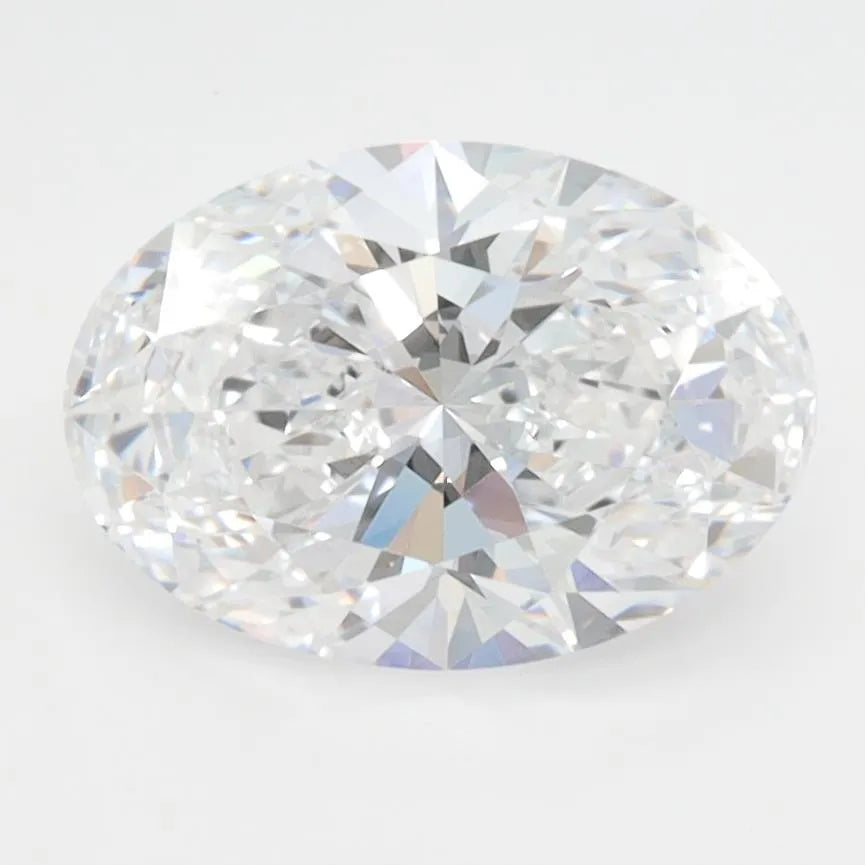 2.10ct Oval Lab Grown Diamond (Colour D, Clarity VVS1, GIA Certified)
