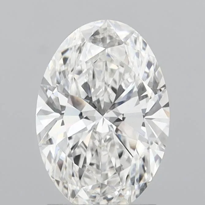 2.10ct Oval Lab Grown Diamond (Colour E, Clarity VVS2, IGI Certified)