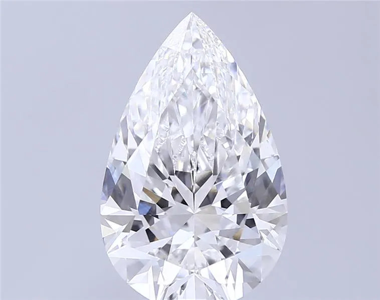 2.10ct Pear Lab Grown Diamond (Colour F, Clarity VVS2, IGI Certified)