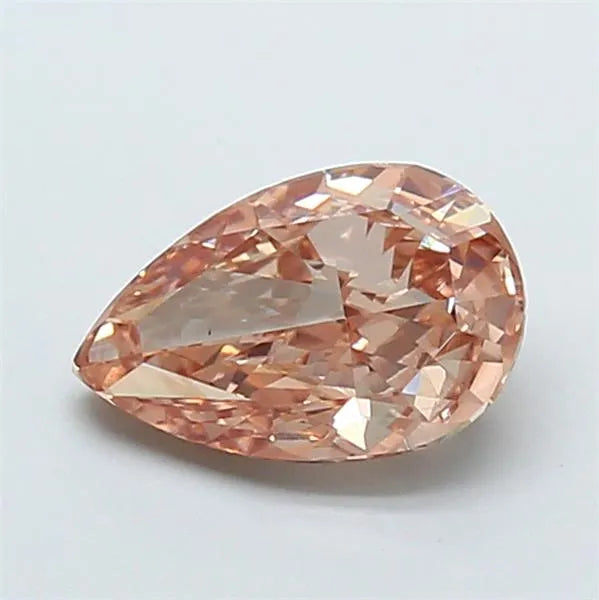 2.10ct Pear Lab Grown Diamond (Colour Fancy Pink Brown, Clarity VS1, IGI Certified)