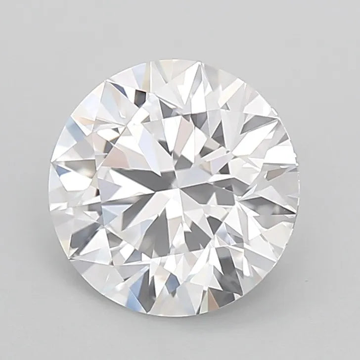 2.10ct Round Lab Grown Diamond (Colour D, Clarity FL, Cut ID, IGI Certified)