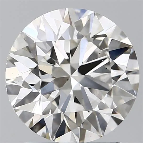 2.10ct Round Lab Grown Diamond (Colour F, Clarity SI1, Cut ID, IGI Certified)