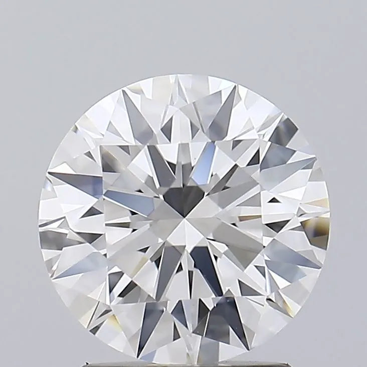 2.10ct Round Lab Grown Diamond (Colour G, Clarity IF, Cut ID, IGI Certified)