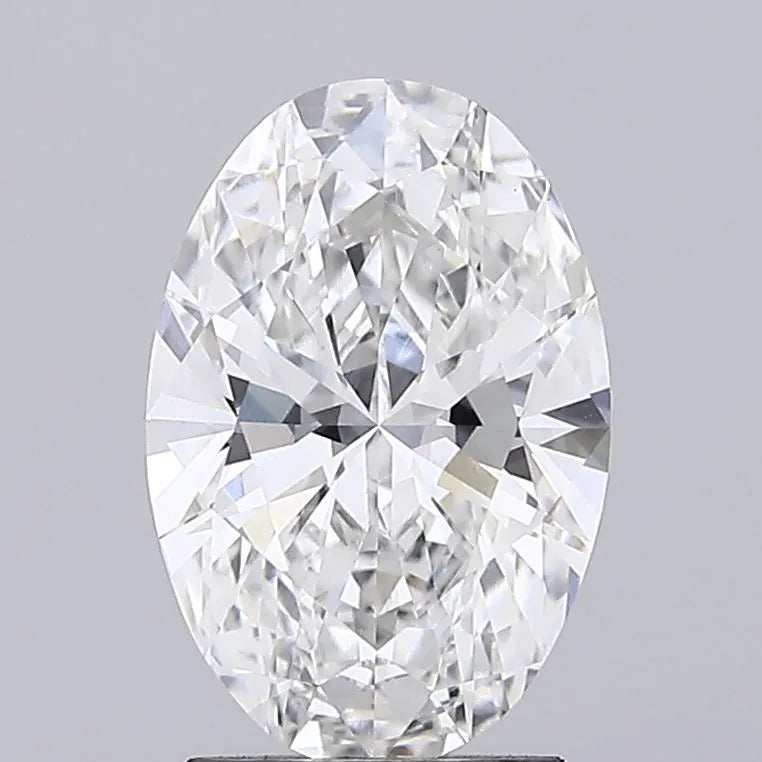 2.11ct Oval Lab Grown Diamond (Colour E, Clarity VVS2, IGI Certified)