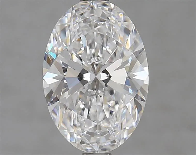 2.14ct Oval Lab Grown Diamond (Colour D, Clarity FL, Cut EX, IGI Certified)