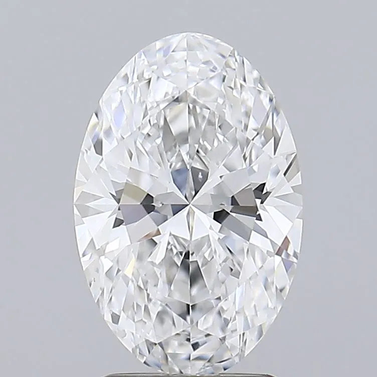 2.15ct Oval Lab Grown Diamond (Colour D, Clarity IF, IGI Certified)