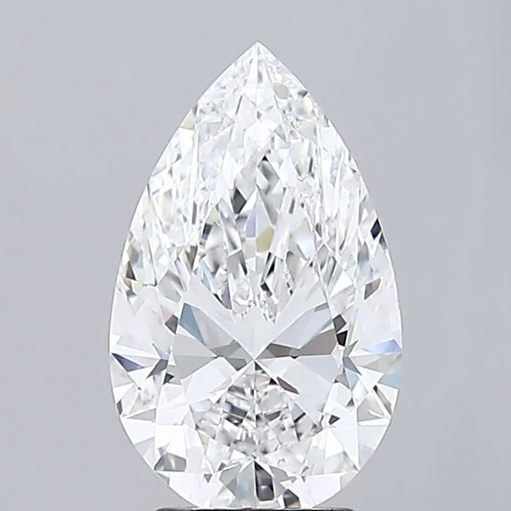 2.15ct Pear Lab Grown Diamond (Colour D, Clarity IF, IGI Certified)
