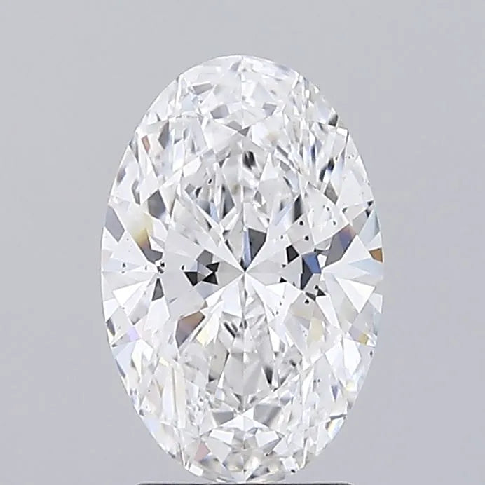 2.23ct Oval Lab Grown Diamond (Colour E, Clarity SI1, IGI Certified)