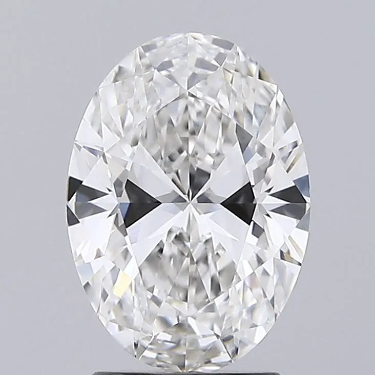 2.28ct Oval Lab Grown Diamond (Colour F, Clarity VVS2, IGI Certified)