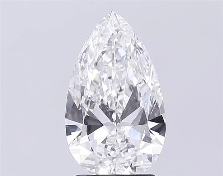 2.30ct Pear Lab Grown Diamond (Colour E, Clarity VVS2, IGI Certified)