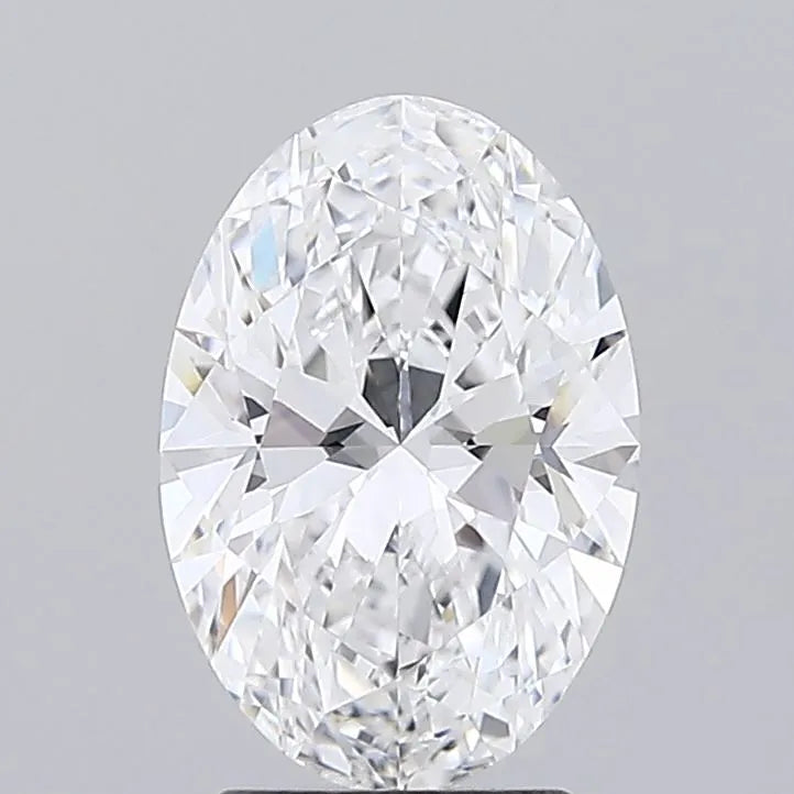 2.40ct Oval Lab Grown Diamond (Colour D, Clarity VVS2, IGI Certified)