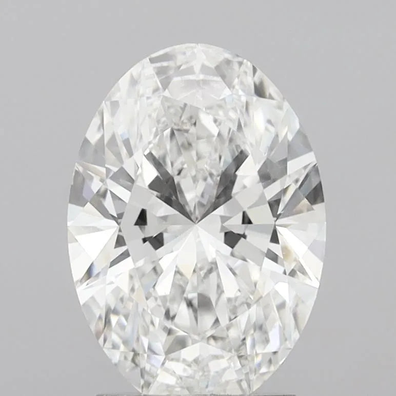 2.41ct Oval Lab Grown Diamond (Colour E, Clarity VVS2, IGI Certified)