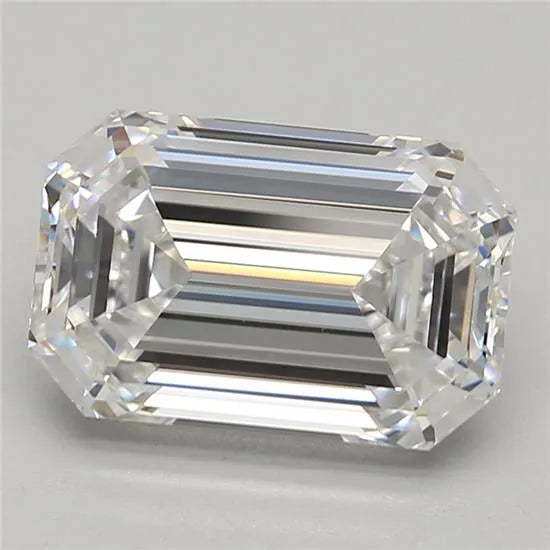 2.44ct Emerald Lab Grown Diamond (Colour D, Clarity VVS2, GIA Certified)