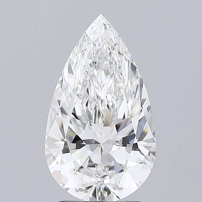 2.44ct Pear Lab Grown Diamond (Colour E, Clarity VVS2, IGI Certified)