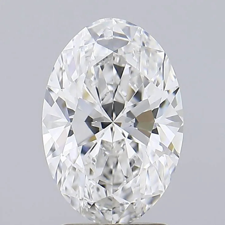 2.46ct Oval Lab Grown Diamond (Colour E, Clarity IF, IGI Certified)