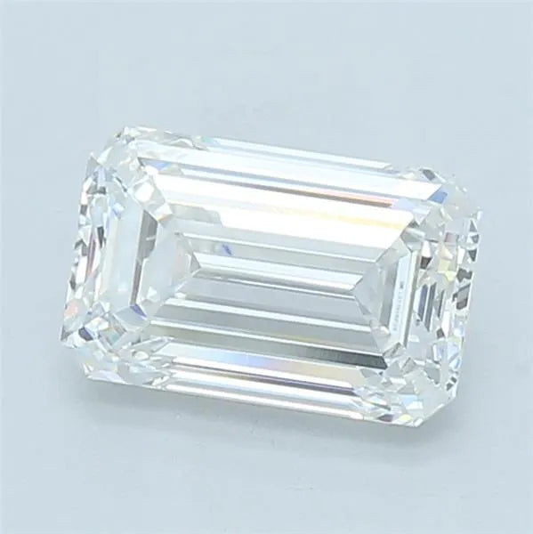 2.49ct Emerald Lab Grown Diamond (Colour E, Clarity VVS2, IGI Certified)