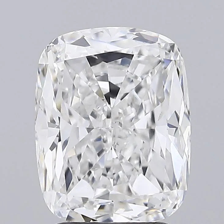 2.50ct Cushion modified Lab Grown Diamond (Colour E, Clarity VVS2, IGI Certified)