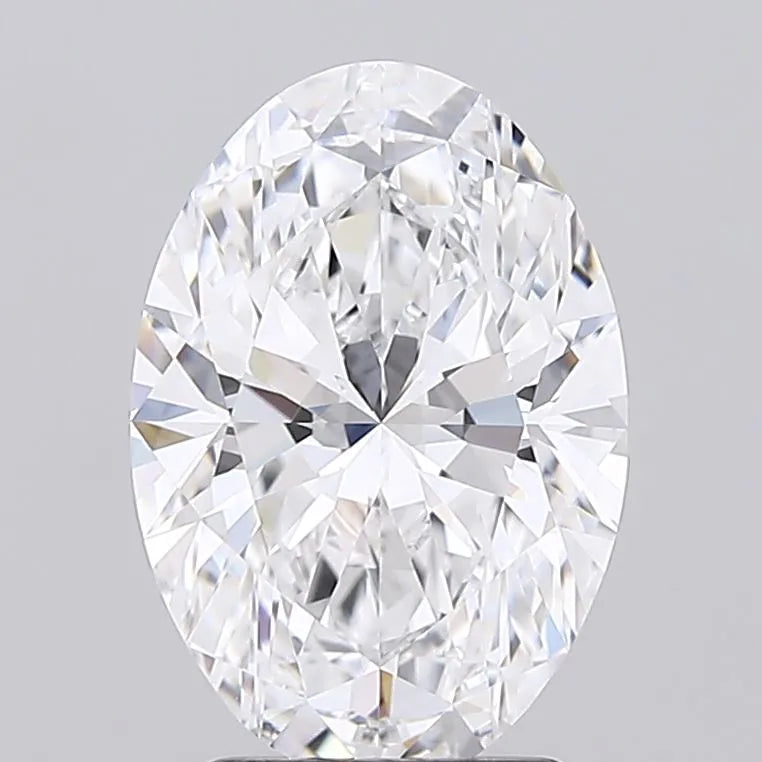 2.50ct Oval Lab Grown Diamond (Colour D, Clarity IF, IGI Certified)