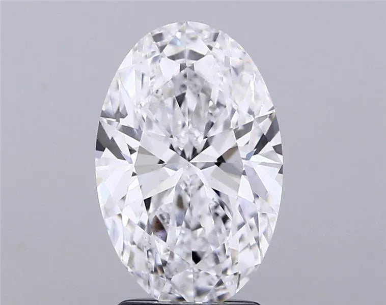 2.50ct Oval Lab Grown Diamond (Colour D, Clarity VS2, IGI Certified)