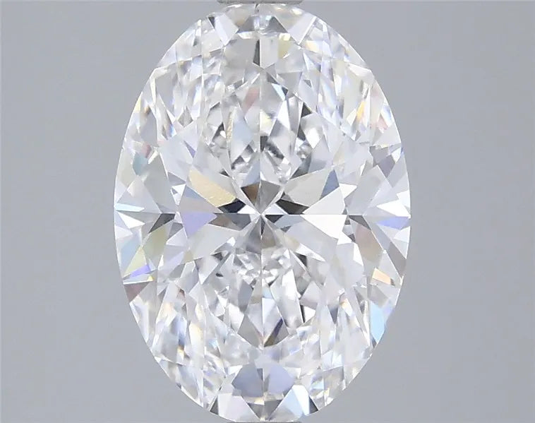 2.50ct Oval Lab Grown Diamond (Colour D, Clarity VVS2, IGI Certified)