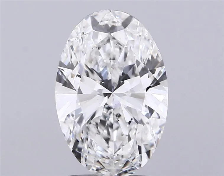 2.50ct Oval Lab Grown Diamond (Colour E, Clarity VS2, IGI Certified)