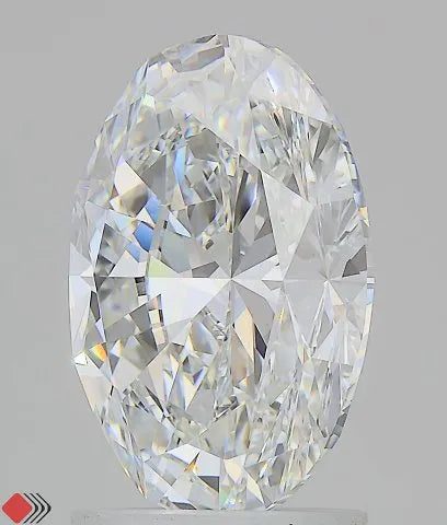 2.50ct Oval Lab Grown Diamond (Colour E, Clarity VVS1, IGI Certified)