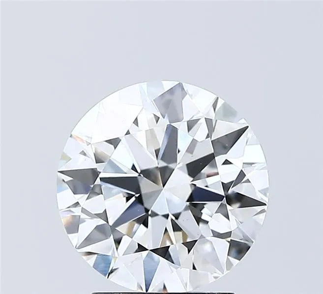 2.50ct Round Lab Grown Diamond (Colour D, Clarity VVS2, Cut EX, IGI Certified)