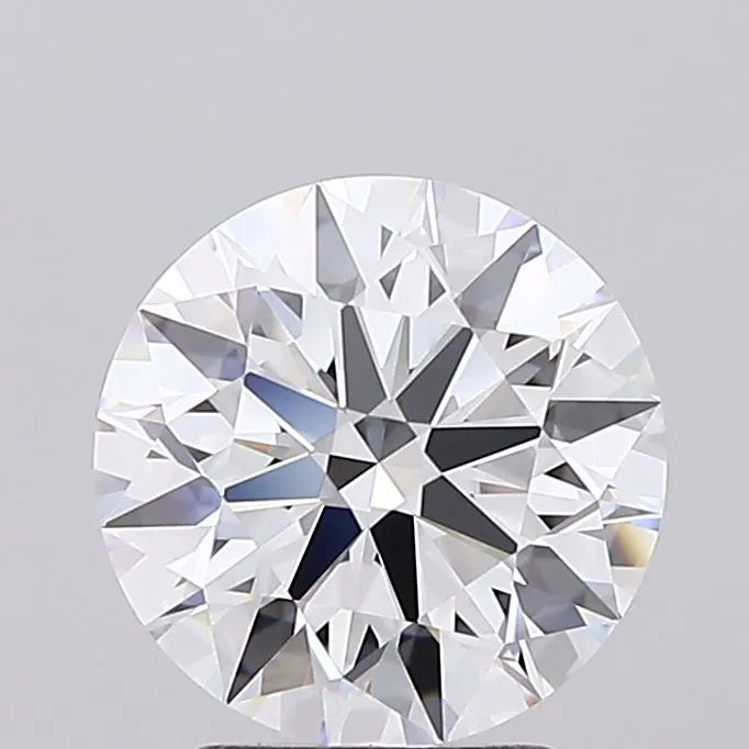 2.50ct Round Lab Grown Diamond (Colour E, Clarity IF, Cut ID, IGI Certified)