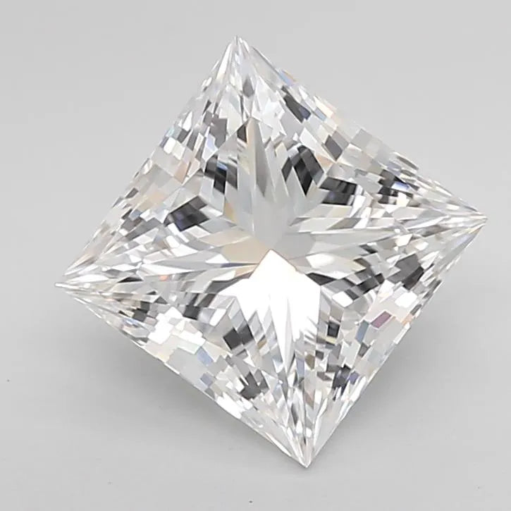 2.51ct Princess Lab Grown Diamond (Colour D, Clarity IF, Cut EX, IGI Certified)