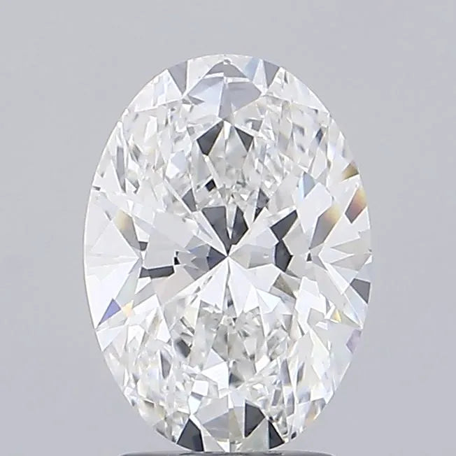 2.52ct Oval Lab Grown Diamond (Colour E, Clarity VVS2, IGI Certified)