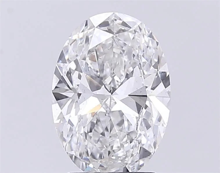 2.52ct Oval Lab Grown Diamond (Colour F, Clarity SI1, IGI Certified)