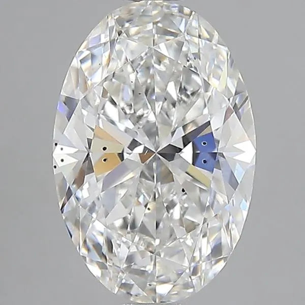 2.52ct Oval Lab Grown Diamond (Colour F, Clarity SI1, IGI Certified)