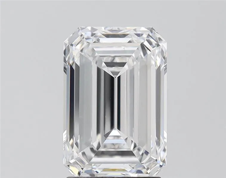 2.54ct Emerald Lab Grown Diamond (Colour D, Clarity VS1, GIA Certified)