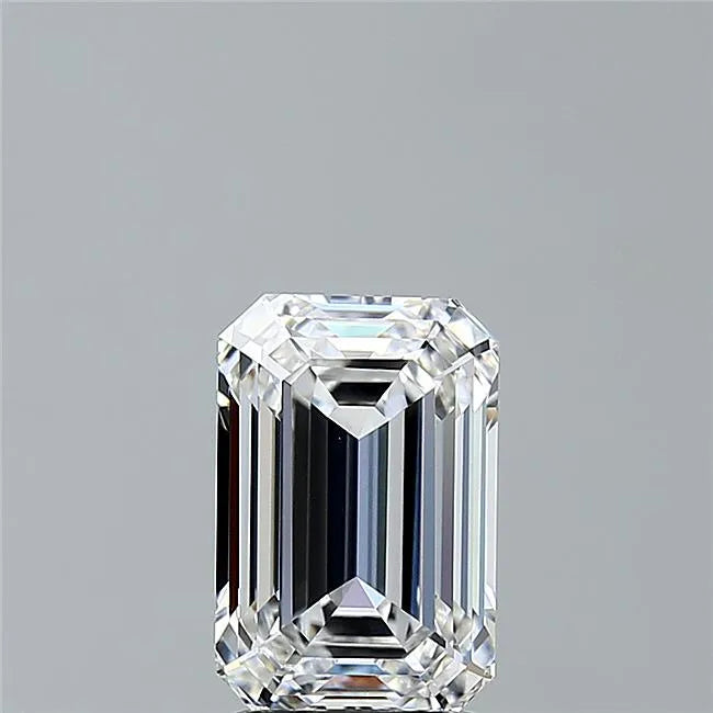 2.54ct Emerald Lab Grown Diamond (Colour E, Clarity IF, IGI Certified)